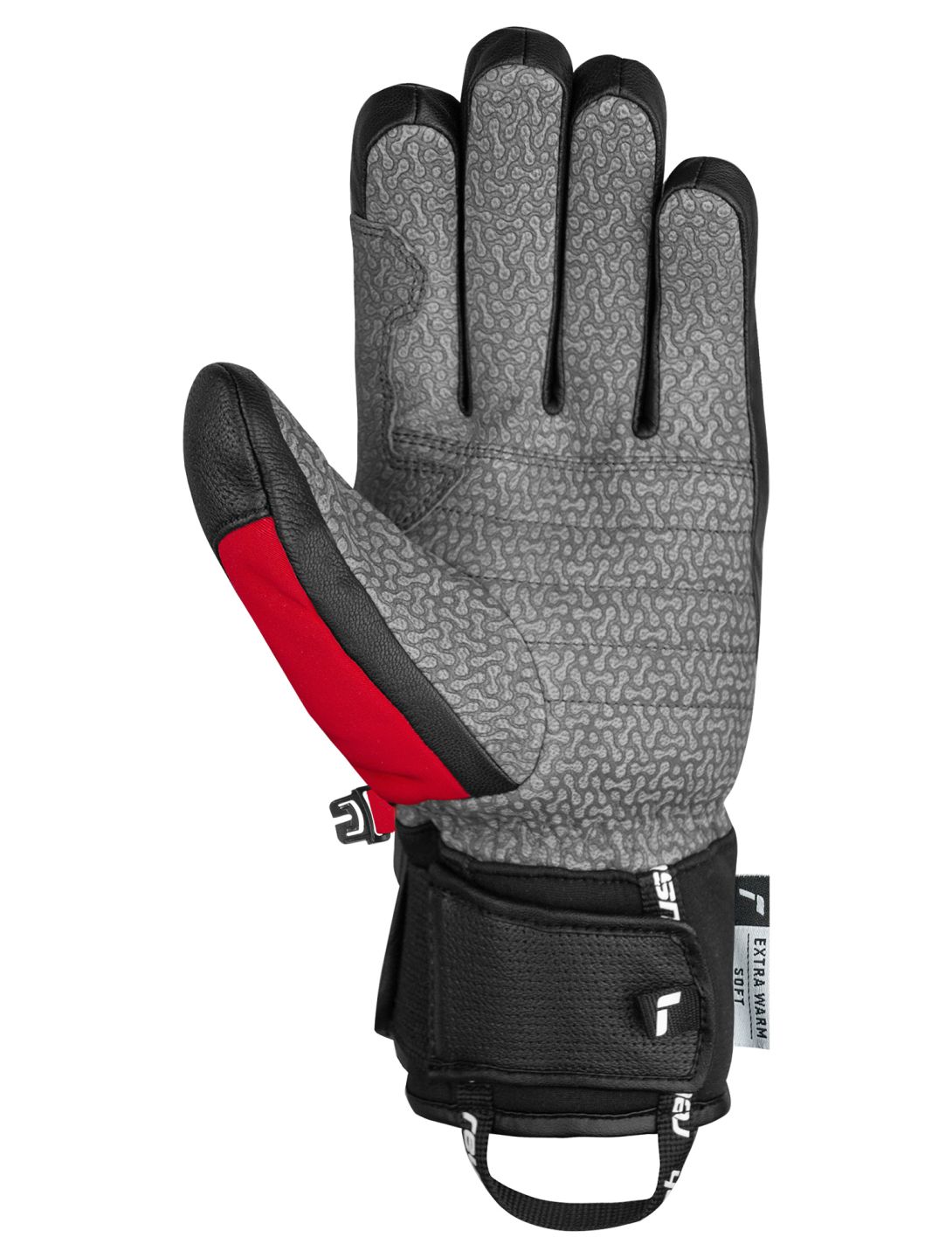 Reusch, Marco Odermatt guantes de esquí hombres Black / Fire Red negro, rojo 