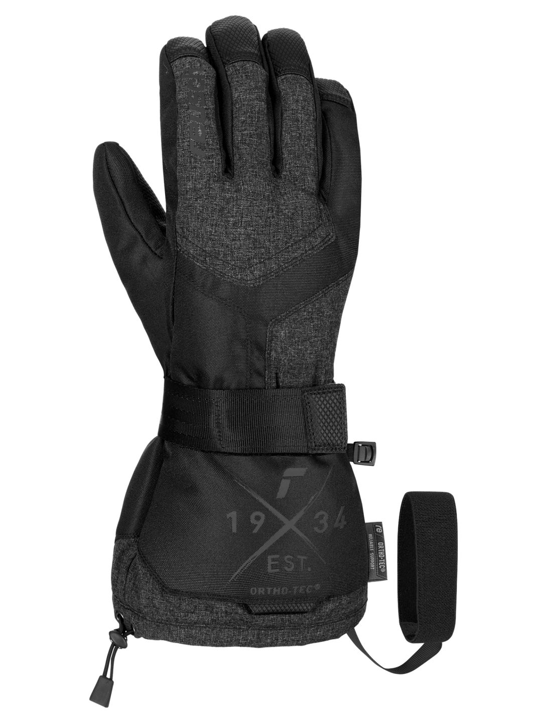 Reusch, Reusch Doubletake R-TEX® XT guantes de esquí hombres Black / Black Melange negro 