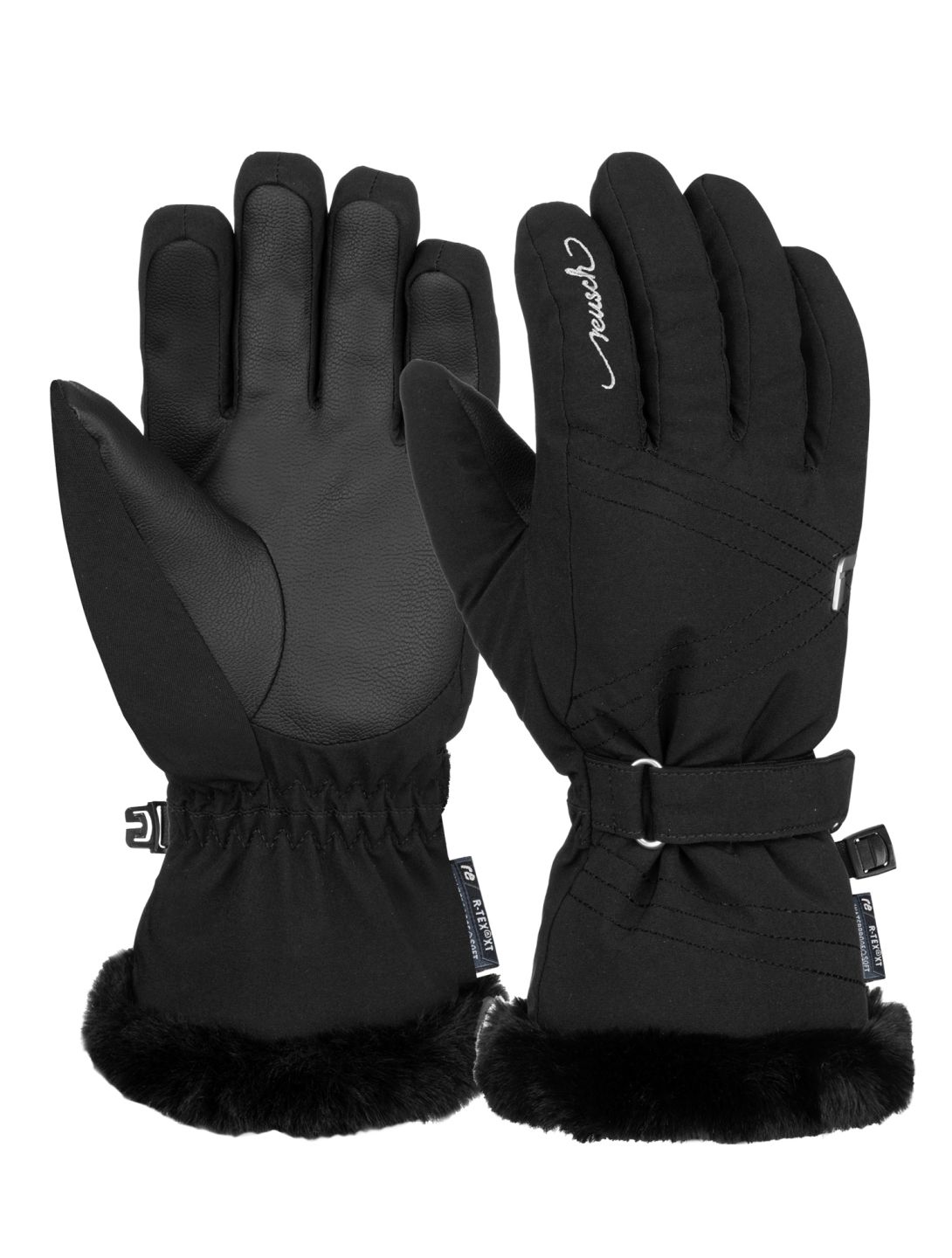 Reusch, Reusch Stella R-TEX® XT guantes de esquí niños Black / Silver negro, Zilver 