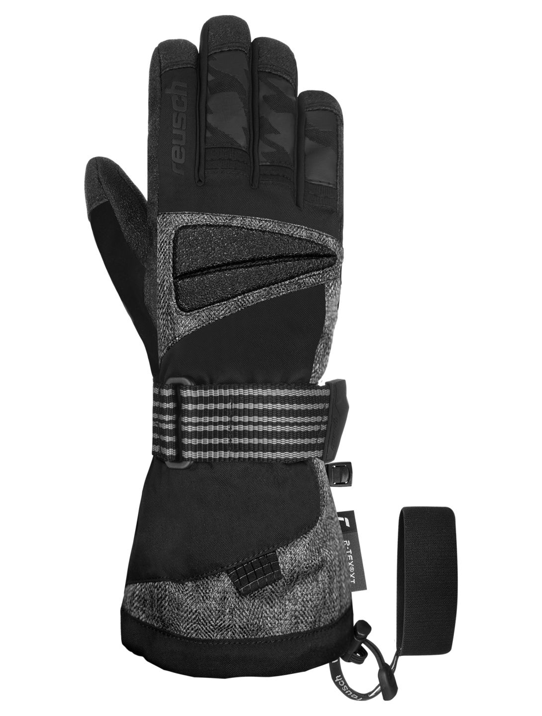 Reusch, Reusch Sweeber III R-TEX® XT guantes de esquí hombres Black / Black Melange negro 