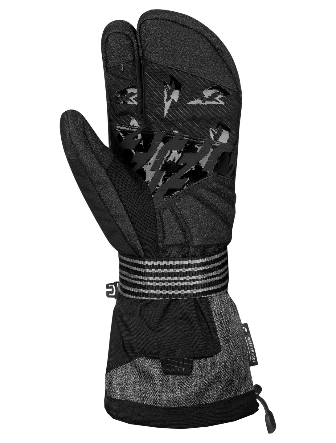 Reusch, Reusch Sweeber III R-TEX® XT Lobster guantes de esquí hombres Black / Black Melange negro 