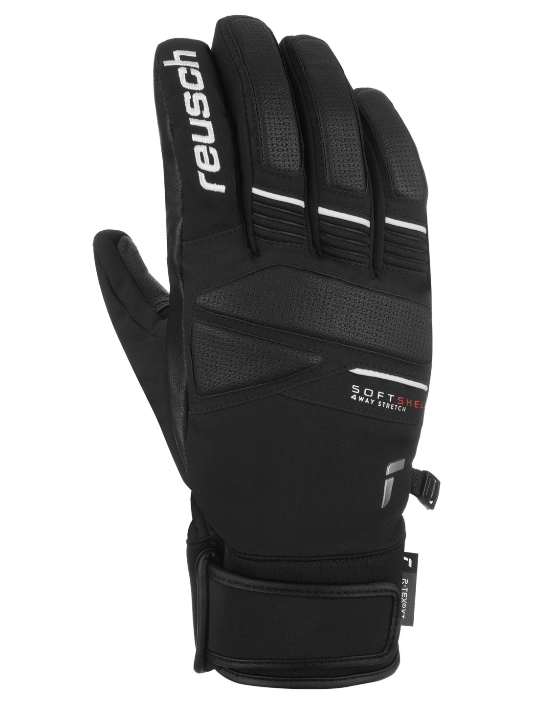 Reusch, Reusch Thunder R-TEX® XT guantes de esquí hombres Black / White blanco, negro 