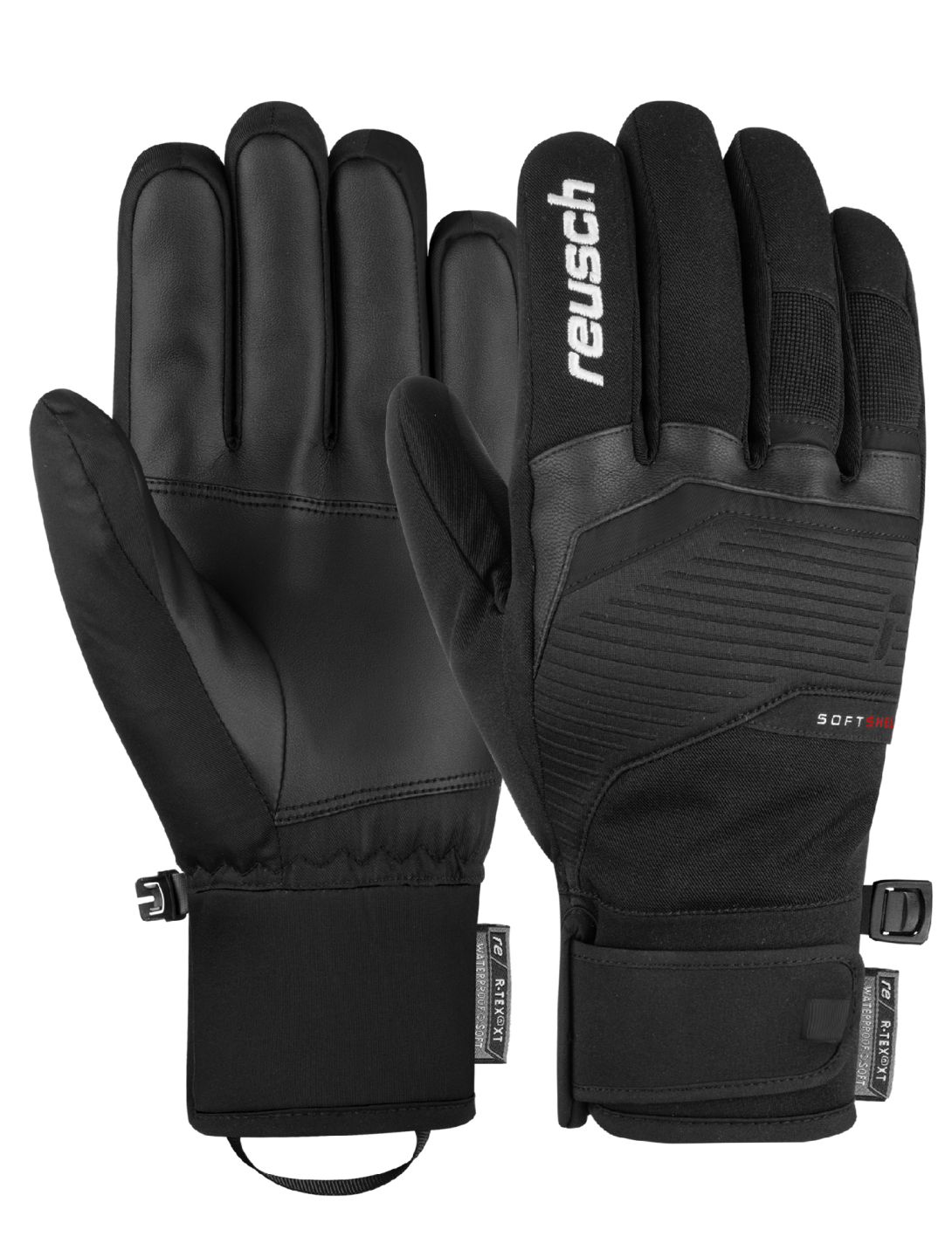 Reusch, Reusch Venom R-TEX® XT guantes de esquí hombres Black / White blanco, negro 