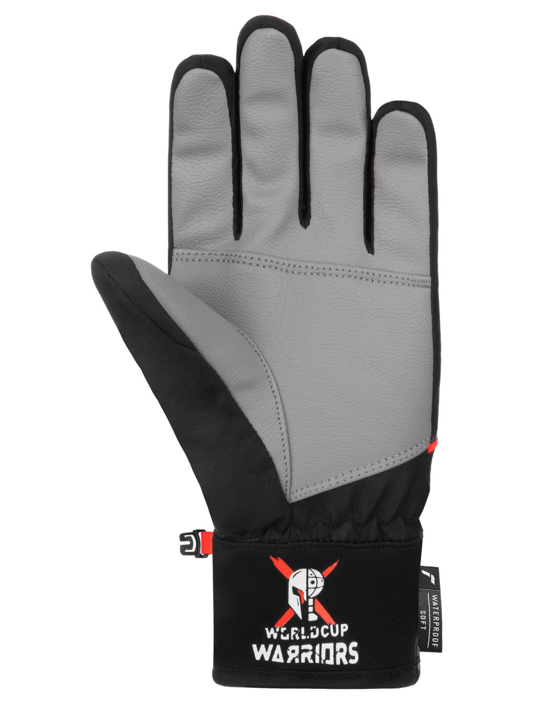 Reusch, Reusch Warrior R-TEX® XT guantes de esquí niños Black / White / Fluo Red blanco, negro, rojo 