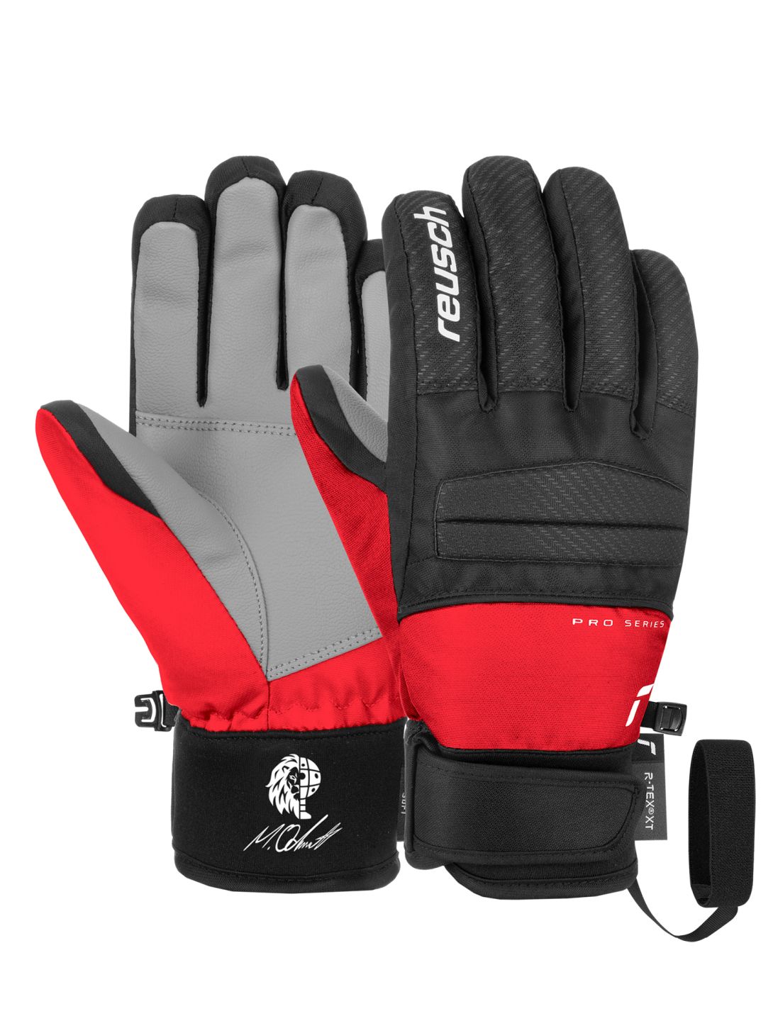 Reusch, Reusch Warrior R-TEX® XT guantes de esquí niños Marco Odermatt negro 