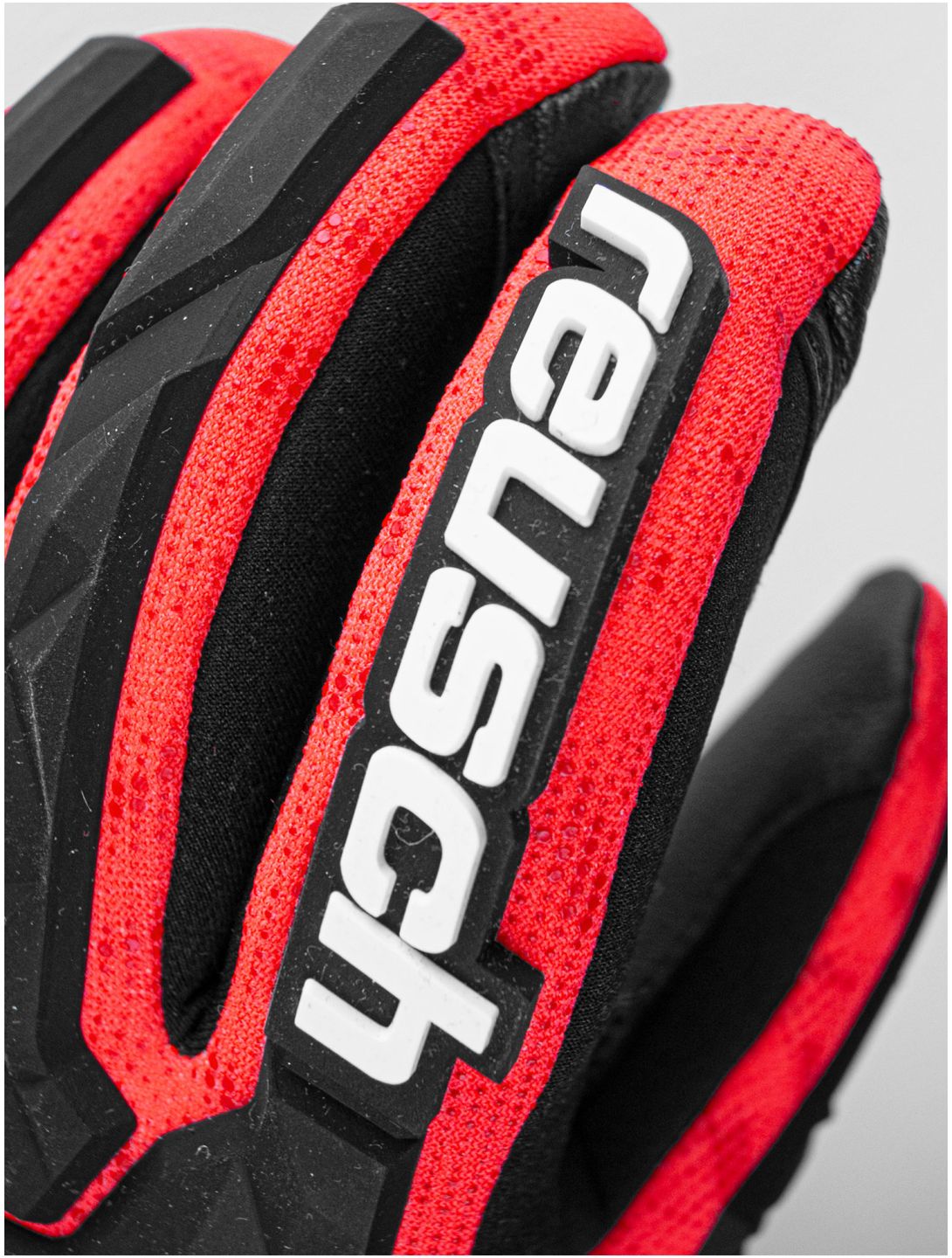 Reusch, World Cup Warrior Neo guantes de esquí hombres Black / Fluo Red negro, rojo 