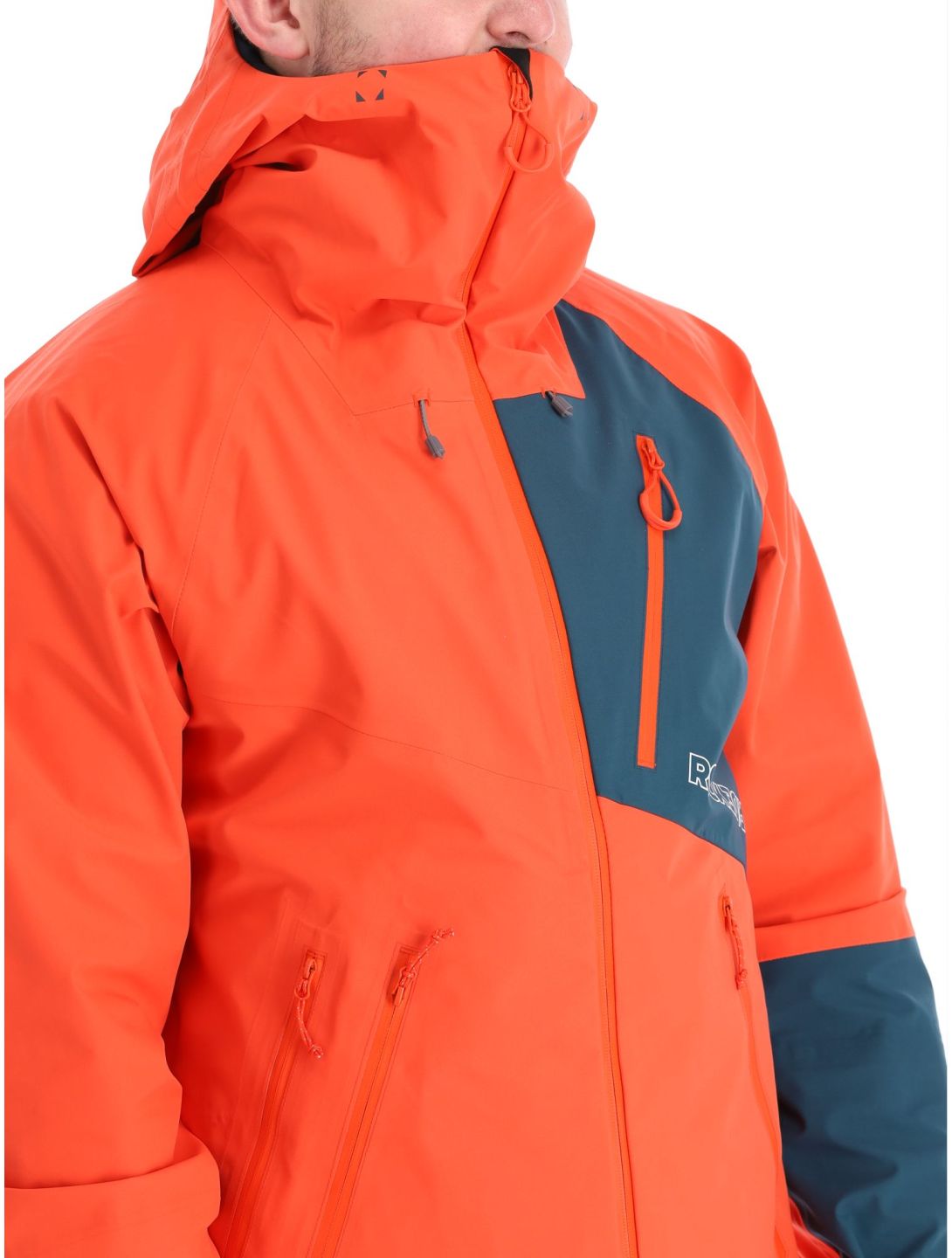 Rock Experience, Ice Thriller chaqueta de esquí hardshell hombres Cherry Tomato / Reflecting Pond gris, rojo 