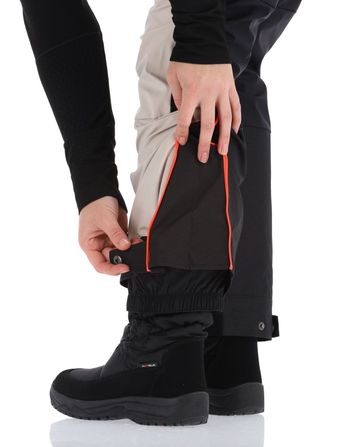 Rock Experience, Inuit Tech pantalones de esquí softshell mujeres Caviar / Chateau Gray / Marshmallow blanco, gris, negro 