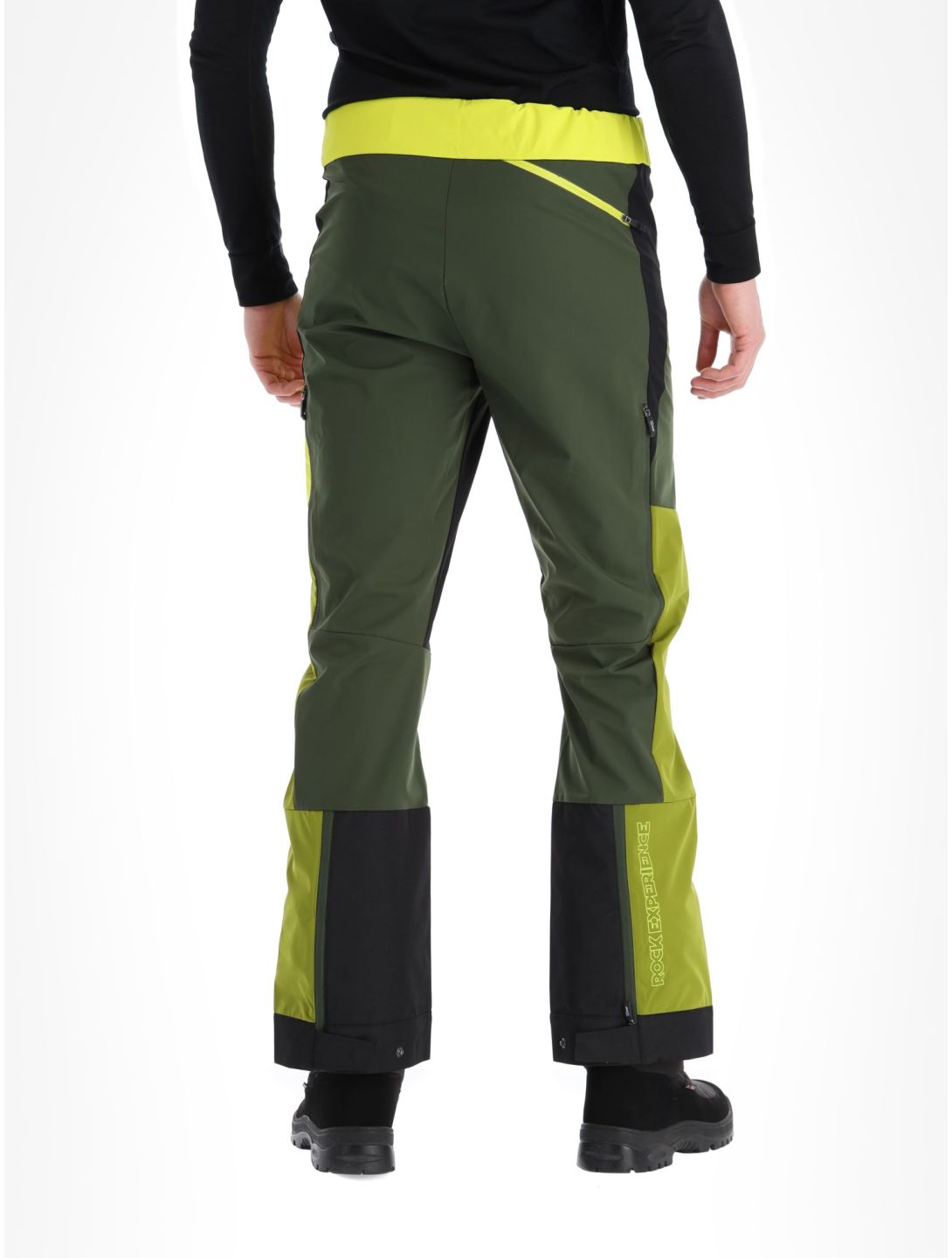 Rock Experience, Inuit Tech pantalones de esquí softshell hombres Kombu Green / Cardamom Seed / Sulphur verde 