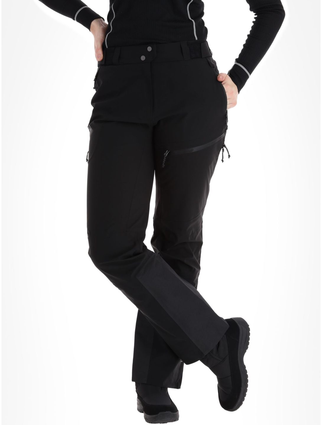 Rock Experience, Rockmantic pantalones de esquí hardshell mujeres Caviar negro 