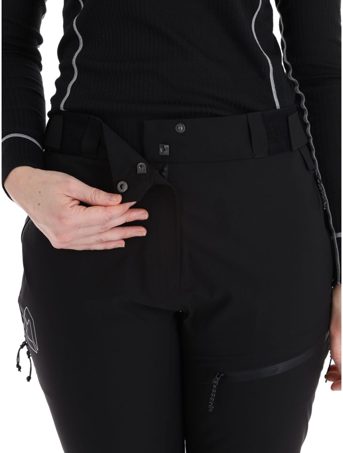 Rock Experience, Rockmantic pantalones de esquí hardshell mujeres Caviar negro 