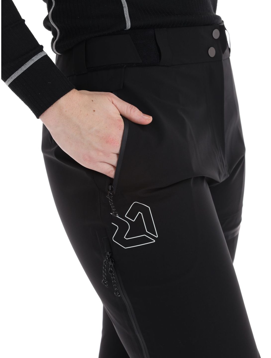 Rock Experience, Rockmantic pantalones de esquí hardshell mujeres Caviar negro 