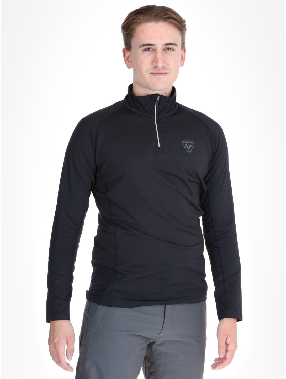 Rossignol, Classique 1/2 Zip jersey hombres Black negro 