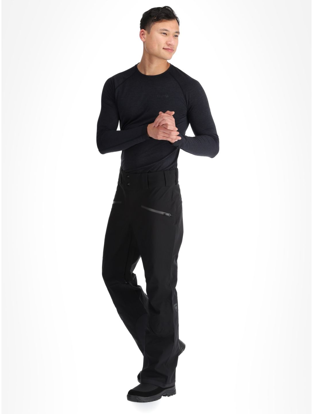 Rossignol, Evader pantalones de esquí hombres Black negro 