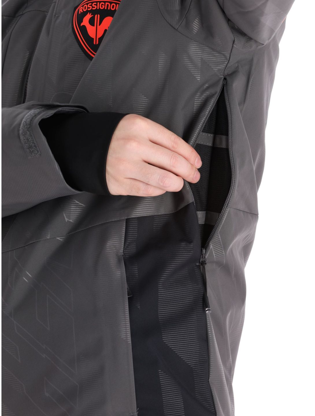 Rossignol, Hero All Speed chaqueta de esquí hombres Onyx Grey gris 