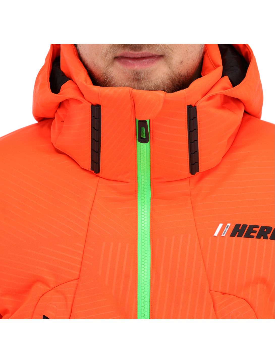 Rossignol, Hero Depart Jkt chaqueta de esquí hombres neon rojo 