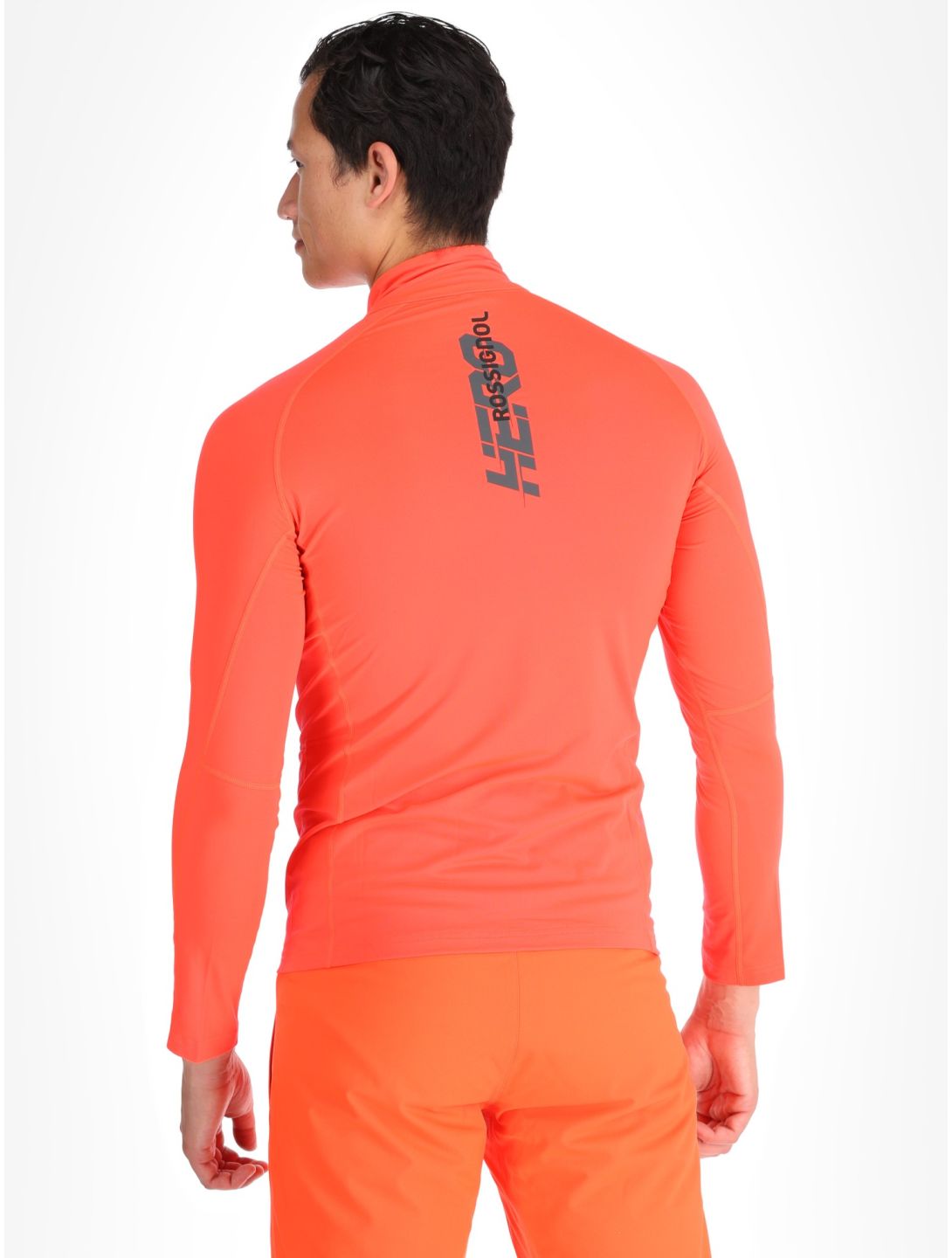 Rossignol, New Hero Classique 1/2 Zip jersey hombres Neon Red rojo 