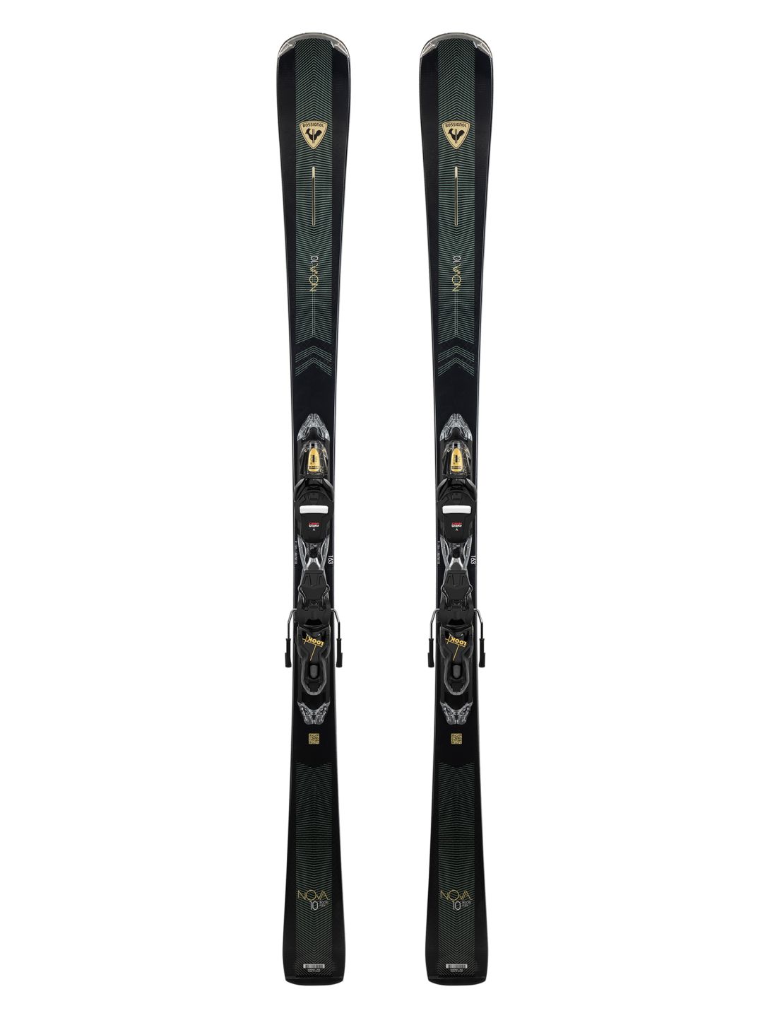 Rossignol, Nova 10 +Xpress 11 GW (2024-2025) esquís mujeres Black Gold Goud, negro 