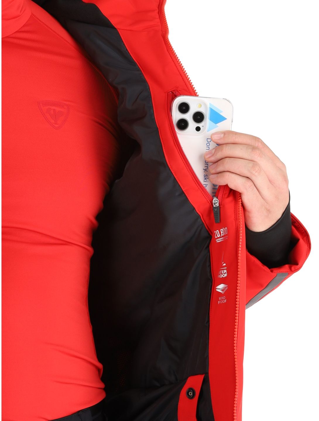 Rossignol, Saluver chaqueta de esquí hombres Sports Red rojo 