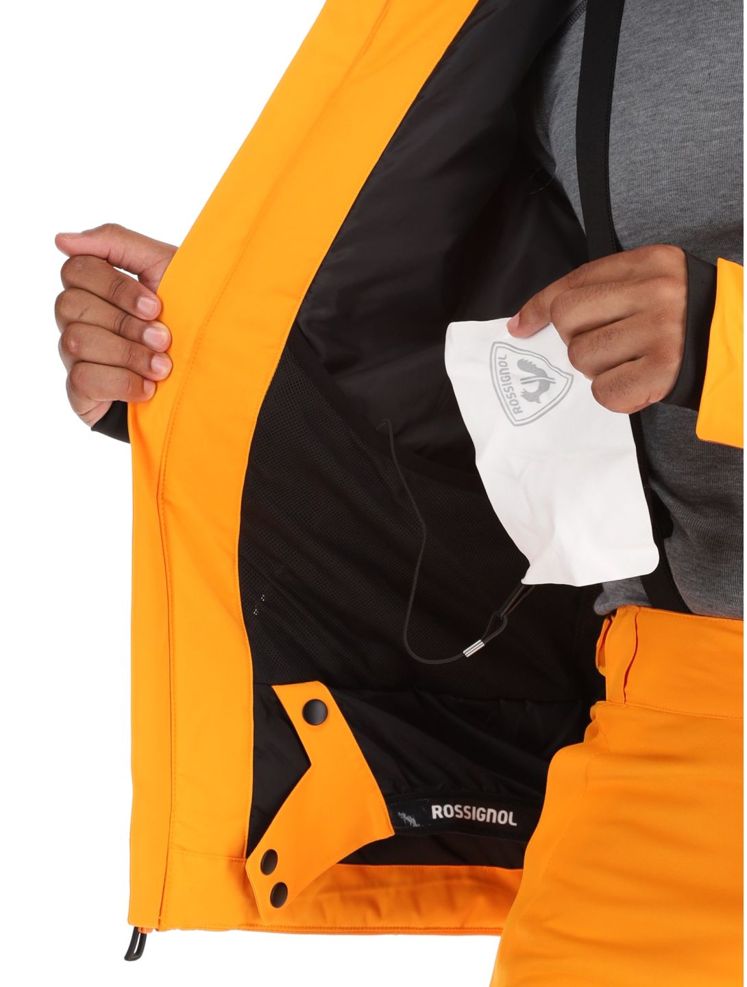 Rossignol, Saluver chaqueta de esquí hombres Sunburst naranja 