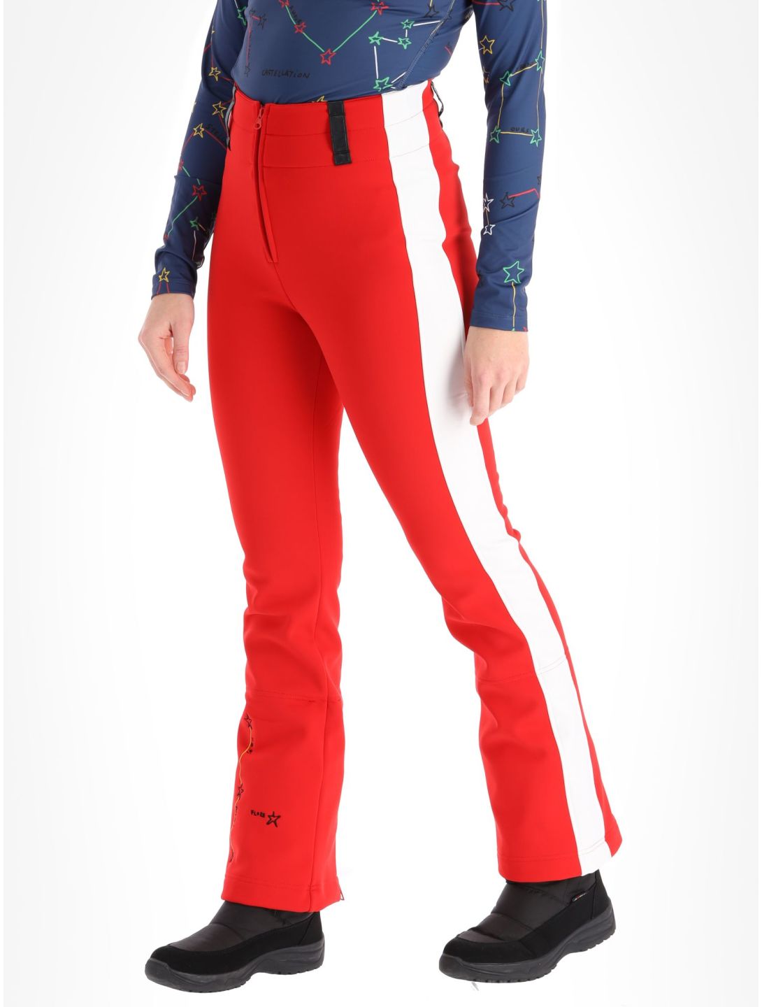 Rossignol, JC De Castelbajac Sirius Soft Shell pantalones de esquí softshell mujeres Red rojo 