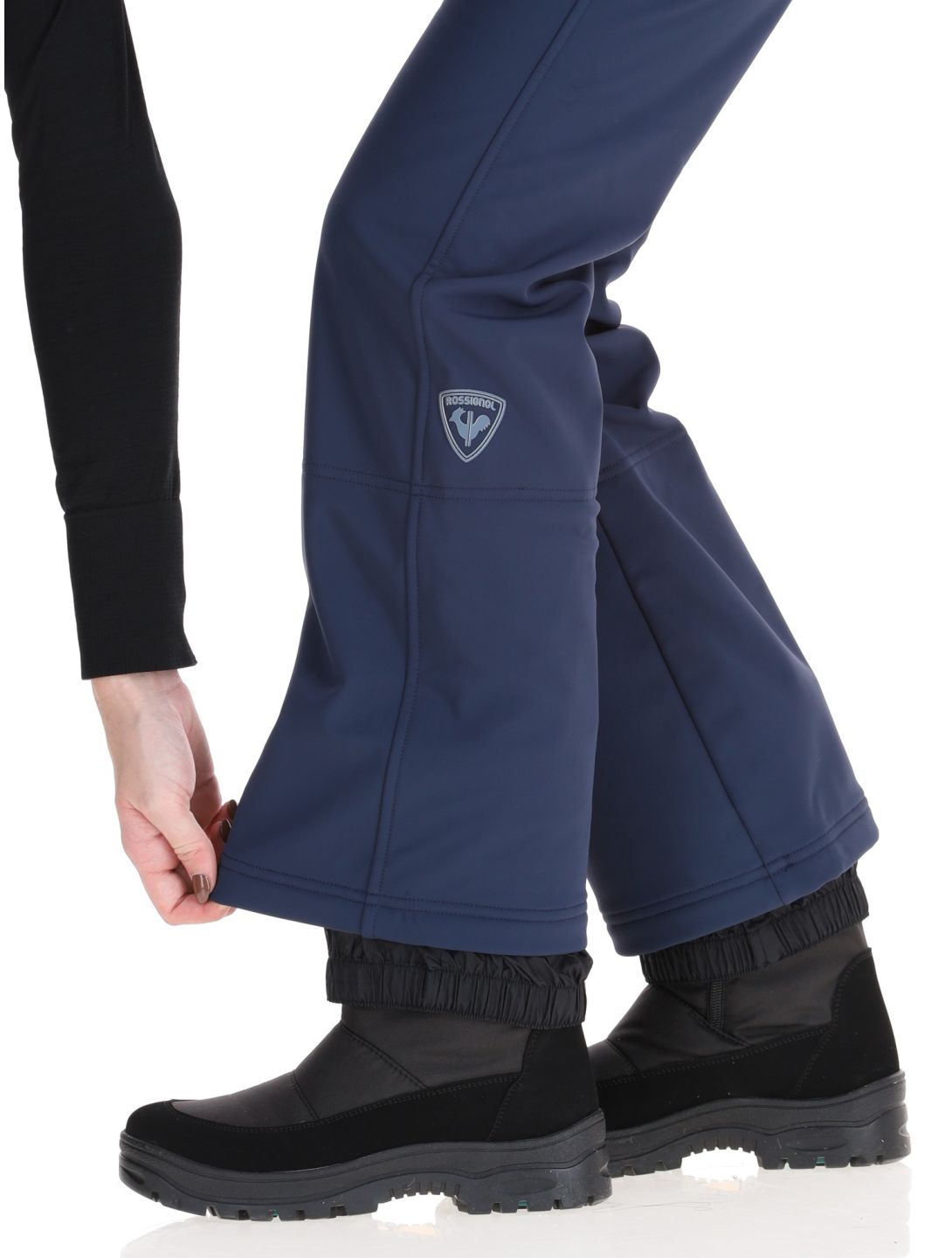 Rossignol, Ski Softshell pantalones de esquí softshell mujeres Dark Navy azul 