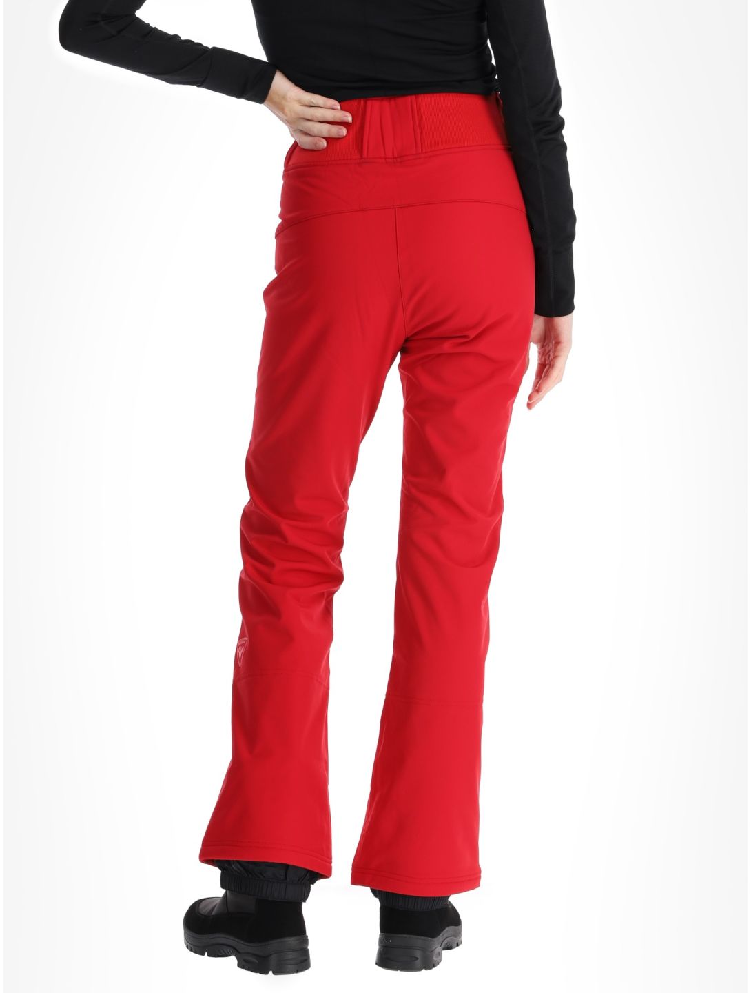 Rossignol, Ski Softshell pantalones de esquí softshell mujeres Ruby Red rojo 