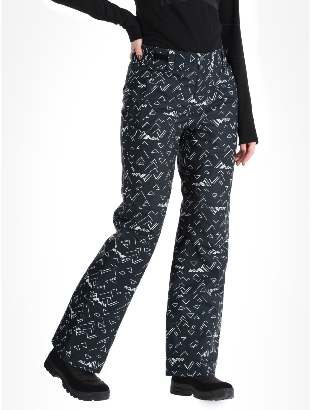 Rossignol, W Staci Print pantalones de esquí mujeres Black negro 