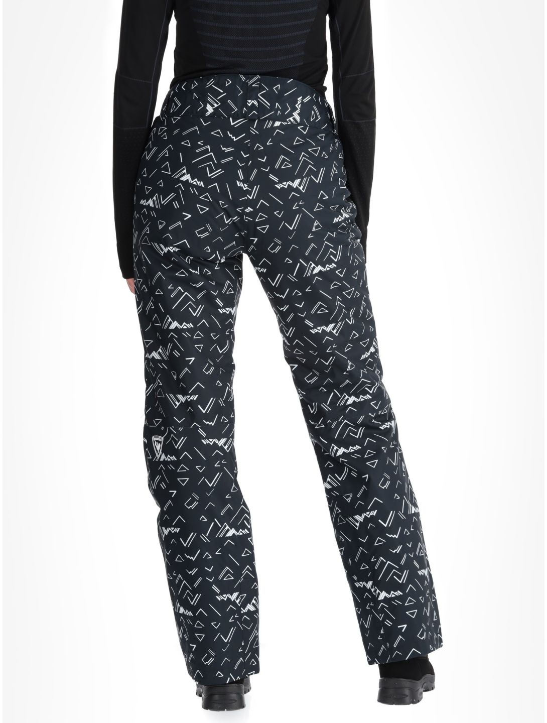 Rossignol, W Staci Print pantalones de esquí mujeres Black negro 