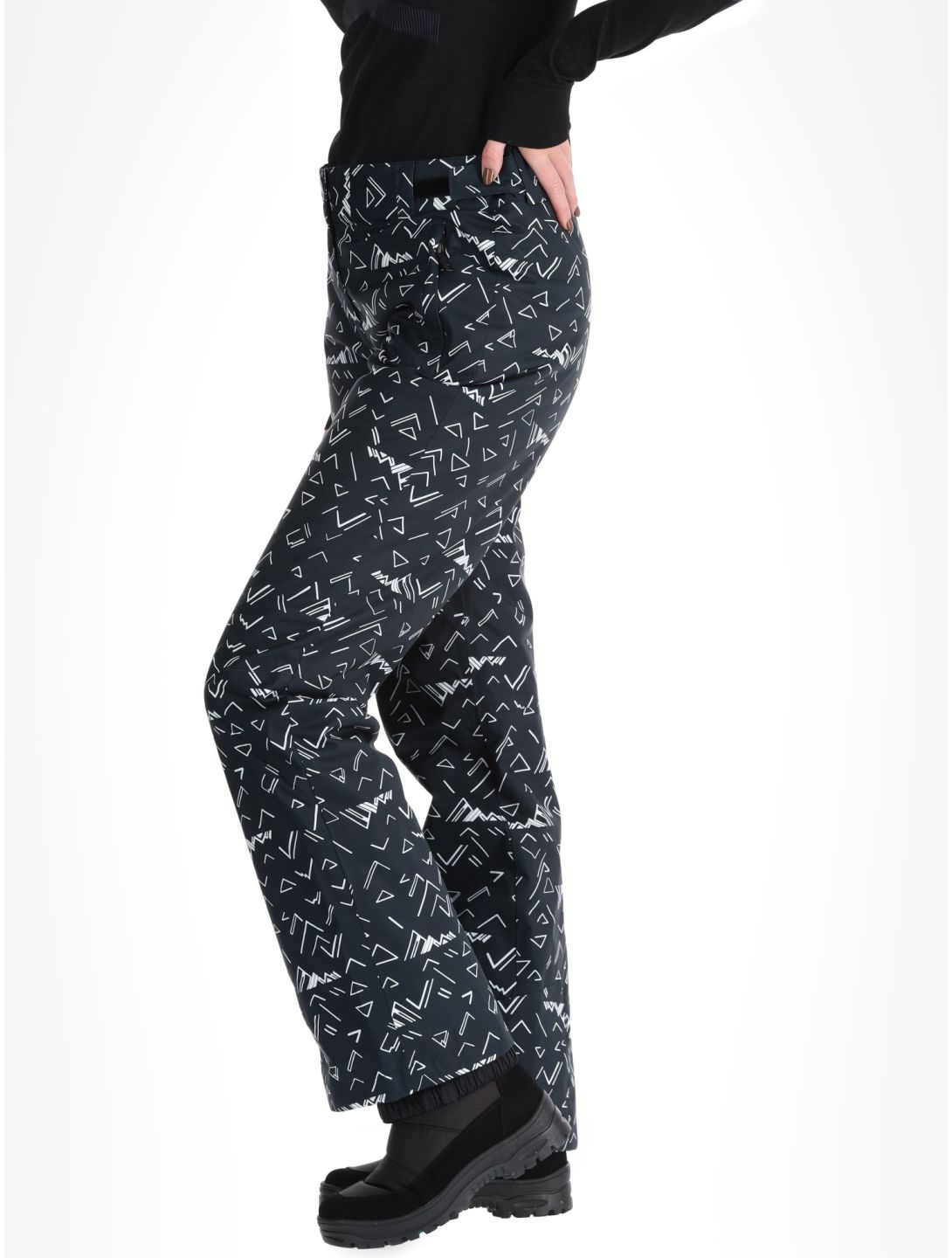 Rossignol, W Staci Print pantalones de esquí mujeres Black negro 