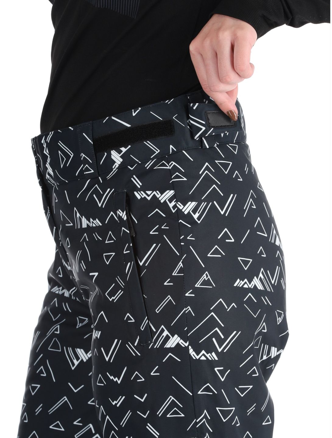 Rossignol, W Staci Print pantalones de esquí mujeres Black negro 