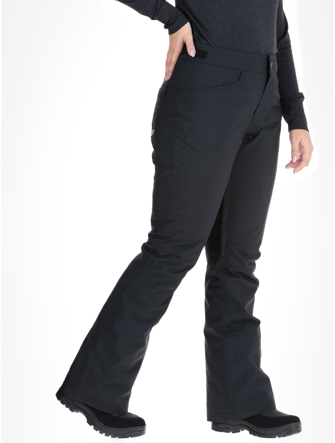 Roxy, Backyard pantalones de esquí mujeres True Black negro 