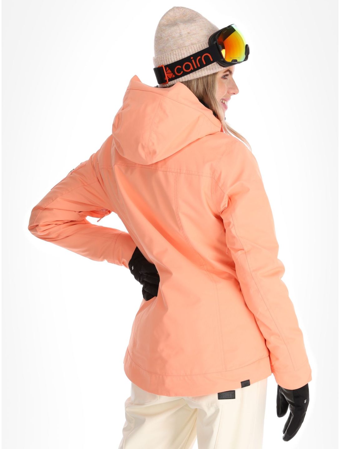 Roxy, Meade chaqueta de esquí mujeres Peach Pink rosa 