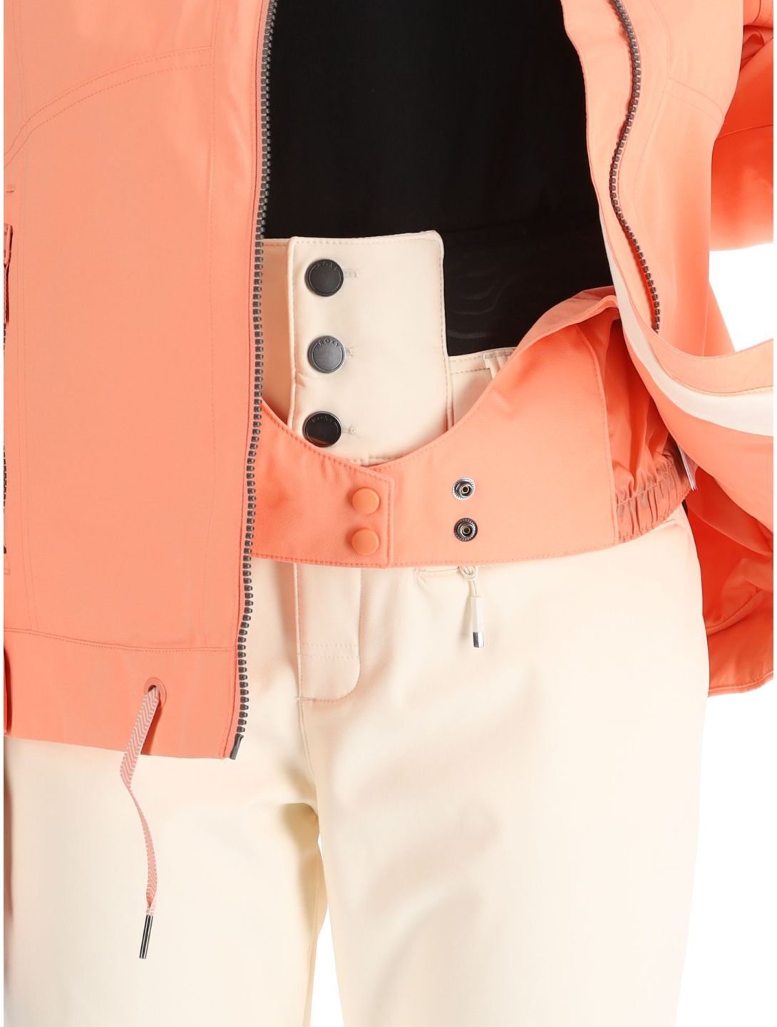 Roxy, Meade chaqueta de esquí mujeres Peach Pink rosa 