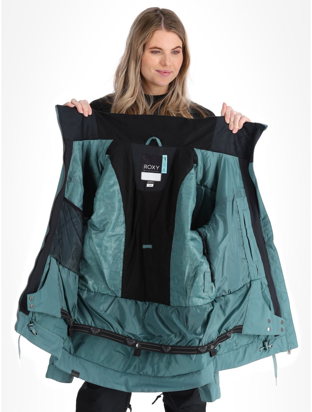 Roxy, Meade chaqueta de esquí mujeres Sea Pine verde 