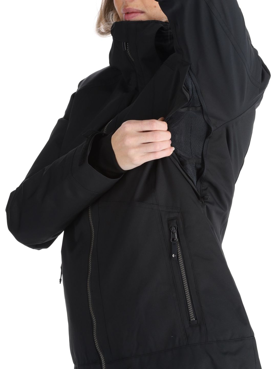 Roxy, Meade chaqueta de esquí mujeres True Black negro 