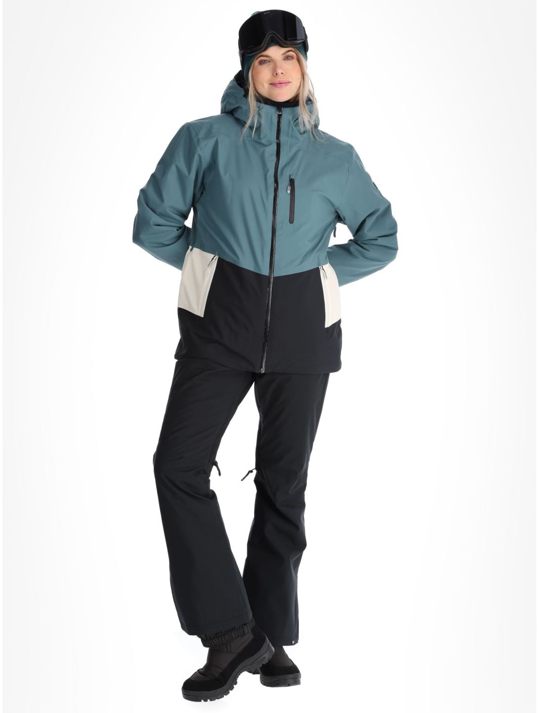 Roxy, Peakside chaqueta de esquí mujeres Sea Pine verde 