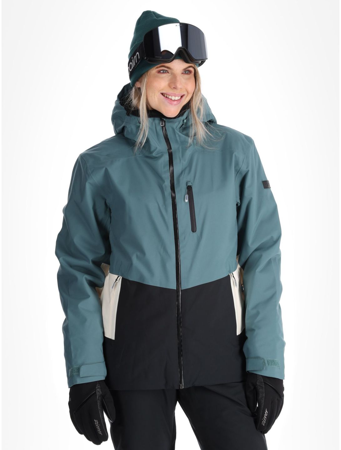 Roxy, Peakside chaqueta de esquí mujeres Sea Pine verde 