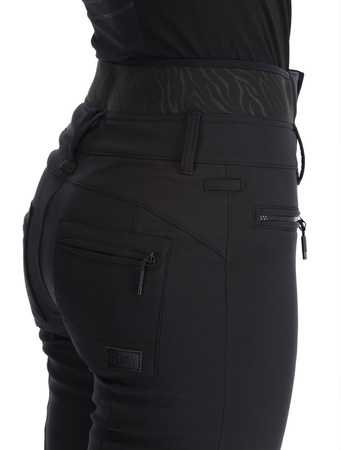 Roxy, Rising High pantalones de esquí mujeres True Black negro 