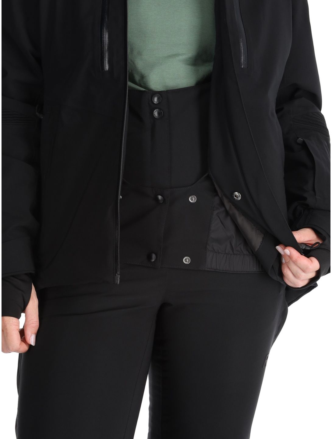 Rukka, Saarla chaqueta de esquí mujeres Basic Black negro 