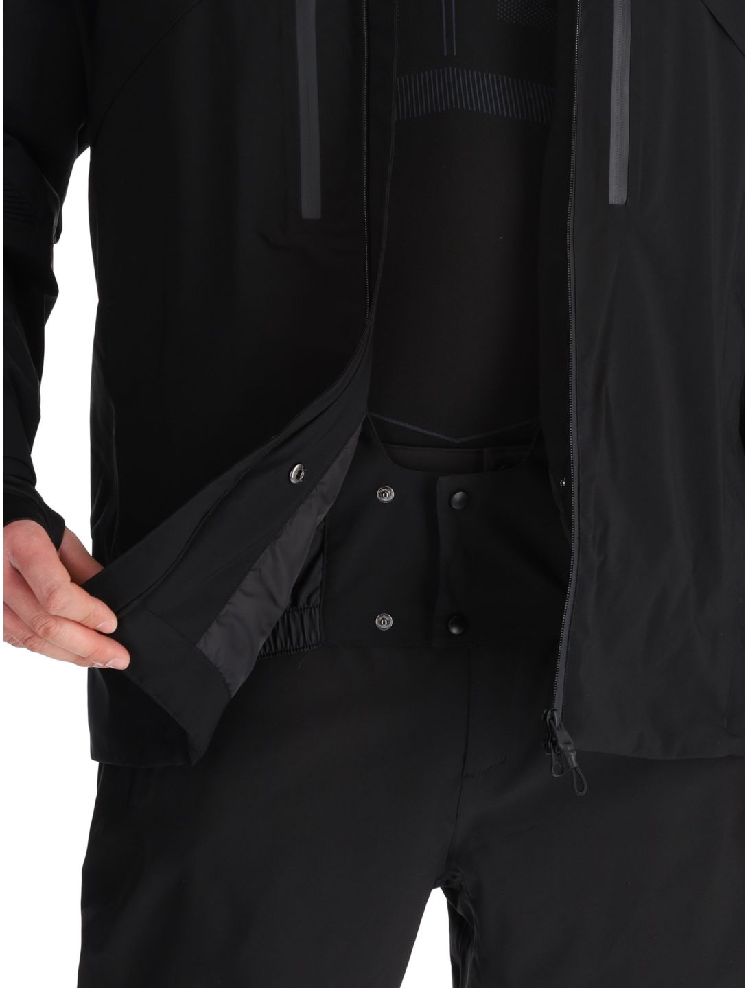 Rukka, Saaros chaqueta de esquí hombres Basic Black negro 