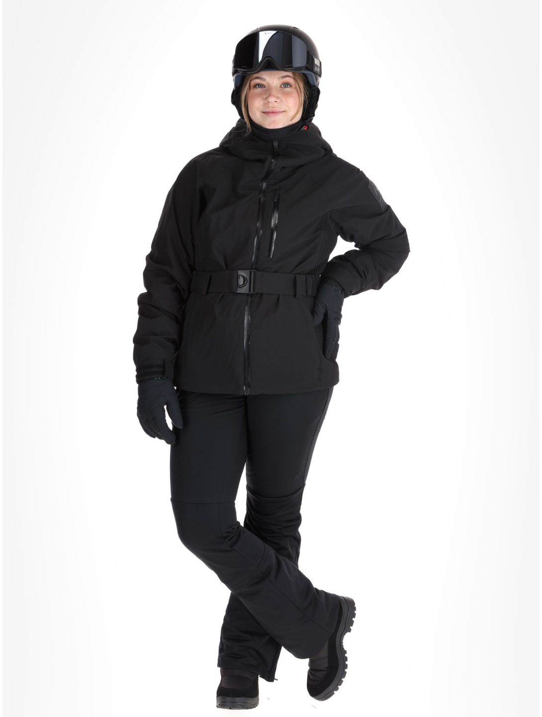 Rukka, Saksala chaqueta de esquí mujeres Basic Black negro 