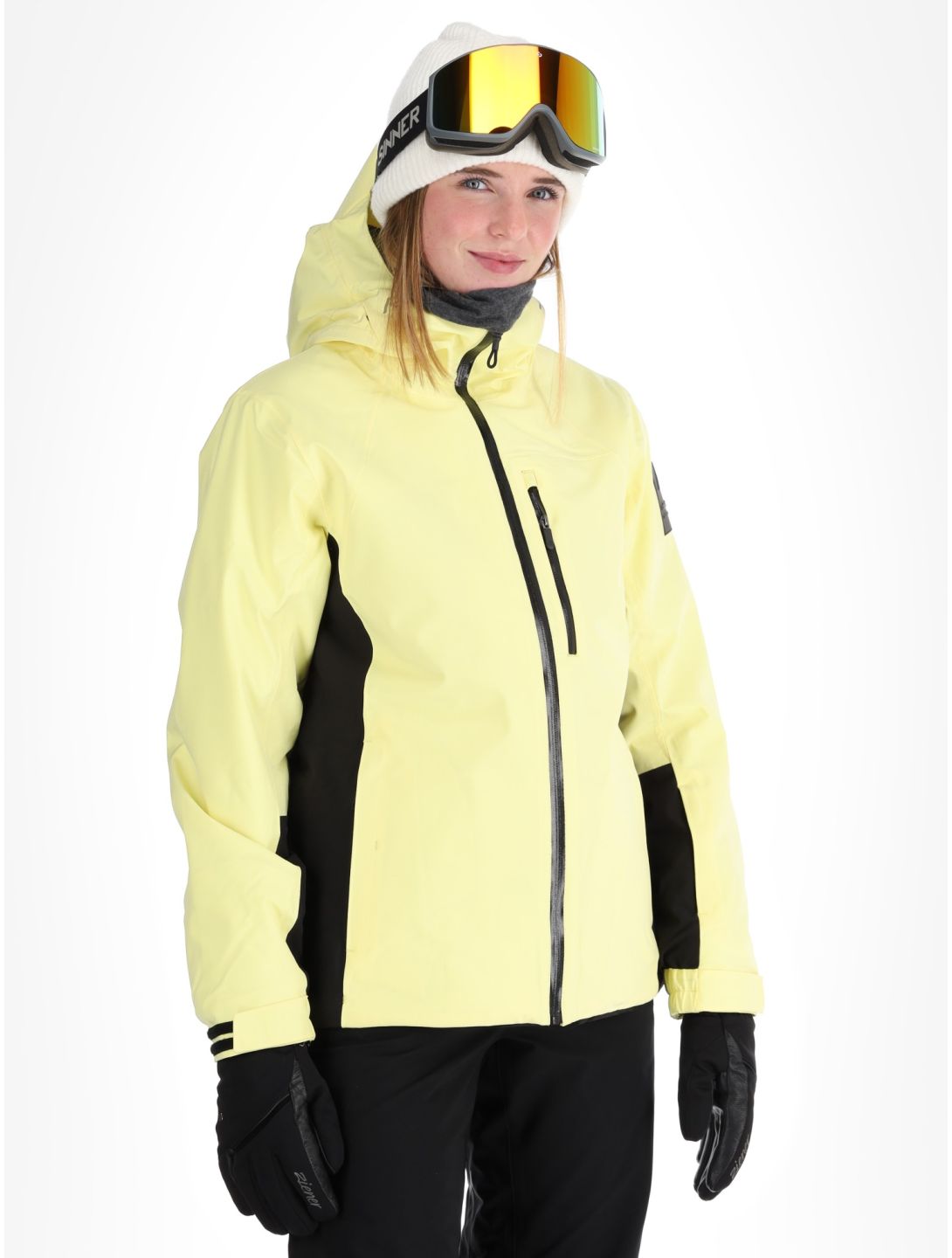 Rukka, Sarva chaqueta de esquí mujeres Pale Yellow amarillo 