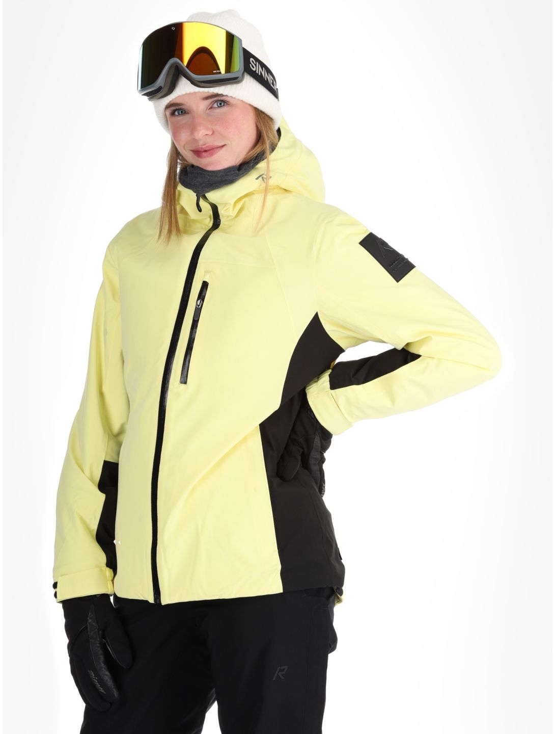 Rukka, Sarva chaqueta de esquí mujeres Pale Yellow amarillo 