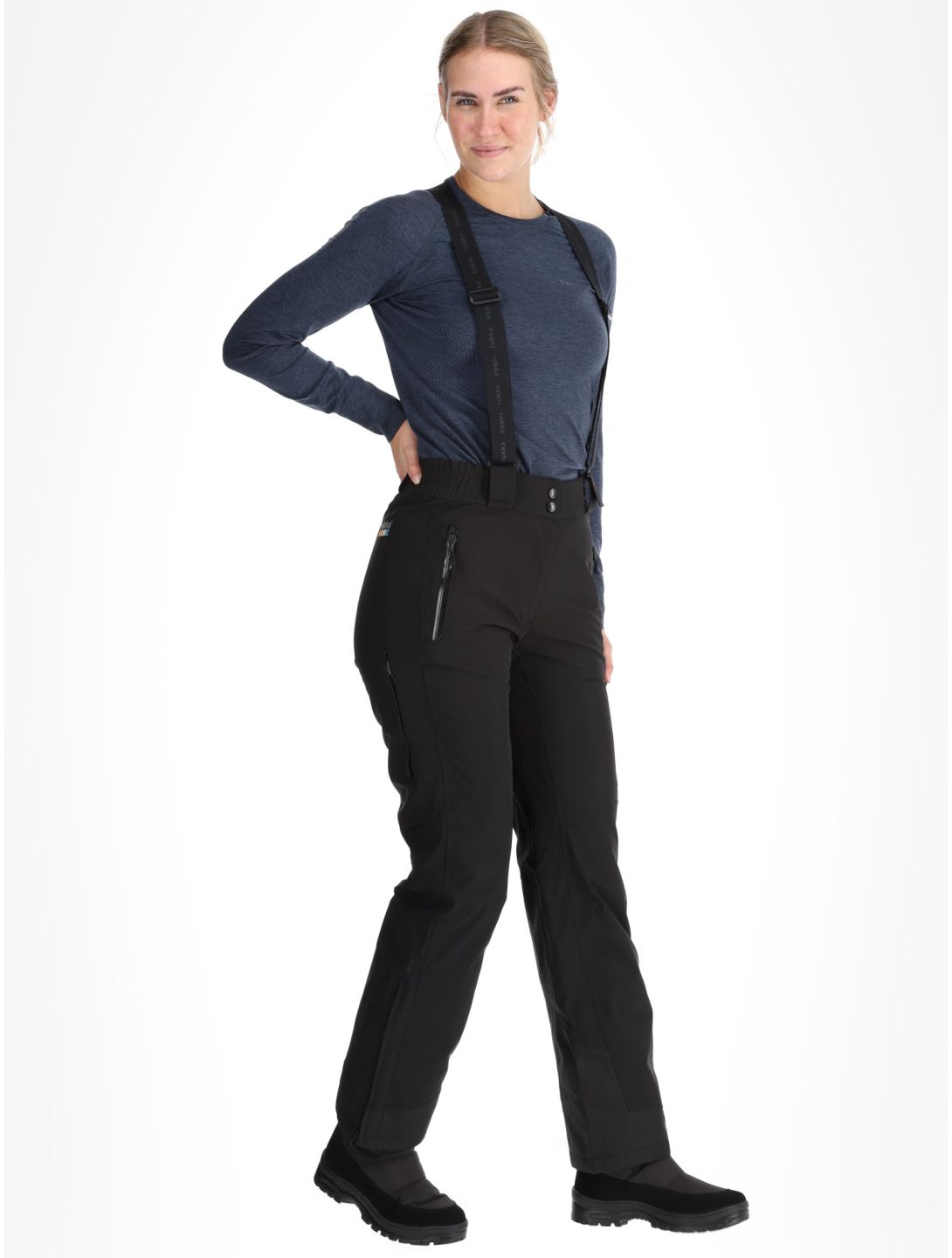 Rukka, Saxby pantalones de esquí mujeres Basic Black negro 