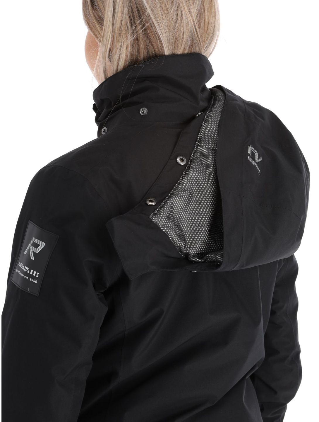 Rukka, Sammatti chaqueta de esquí mujeres Black negro 