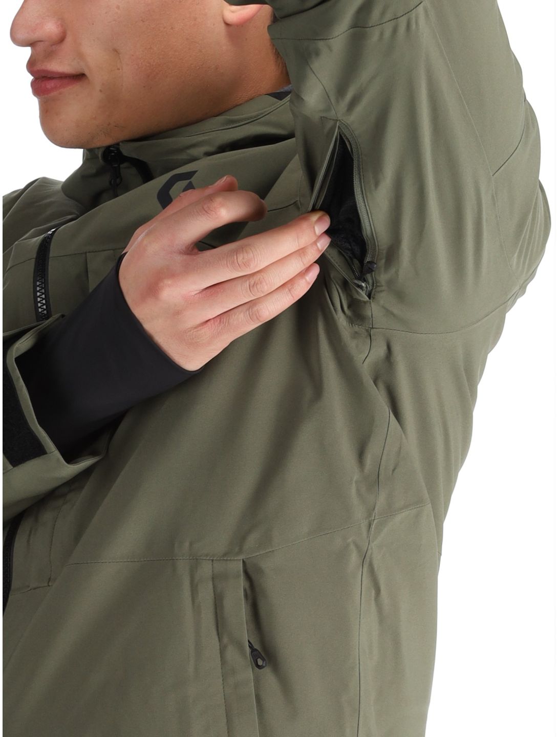 Scott, Jacket M's Ultimate Dryo 10 chaqueta de esquí hombres Douglas Green verde 