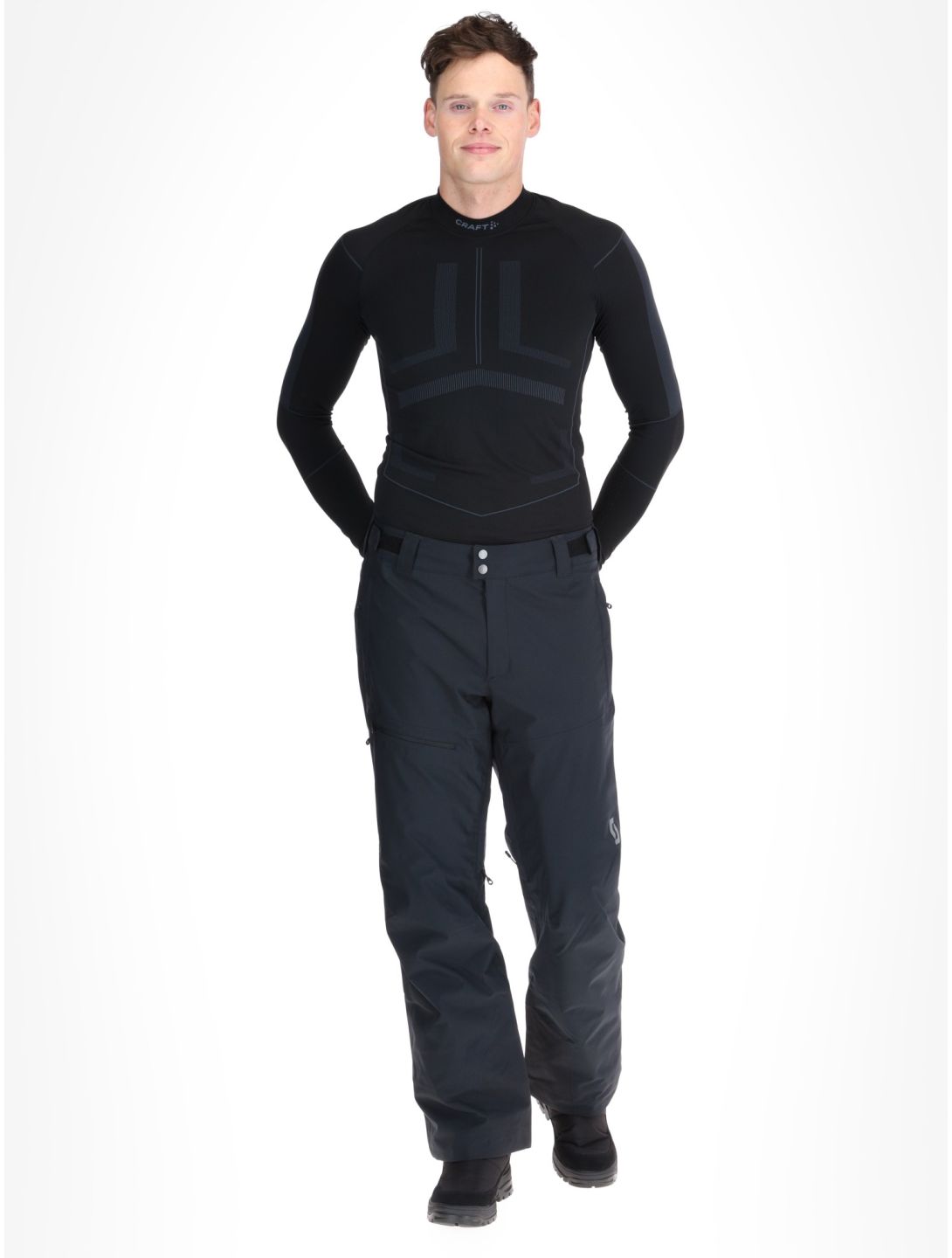 Scott, Pants M's Ultimate Dryo 10 pantalones de esquí hombres Black negro 