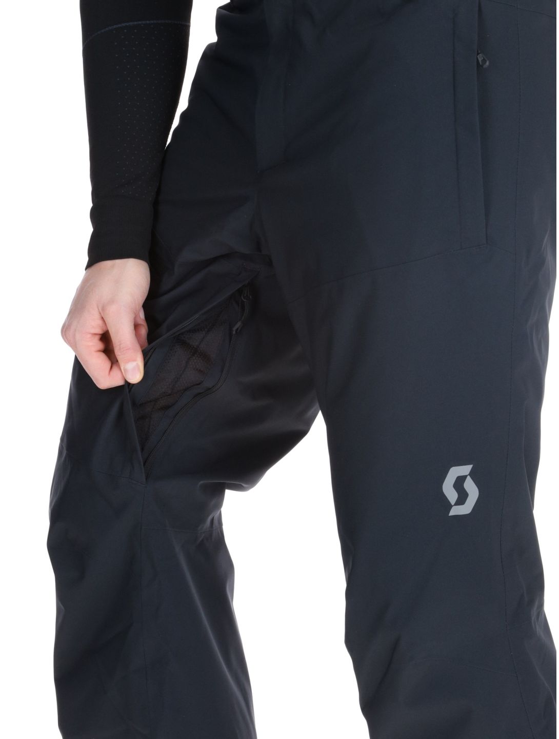 Scott, Pants M's Ultimate Dryo 10 pantalones de esquí hombres Black negro 