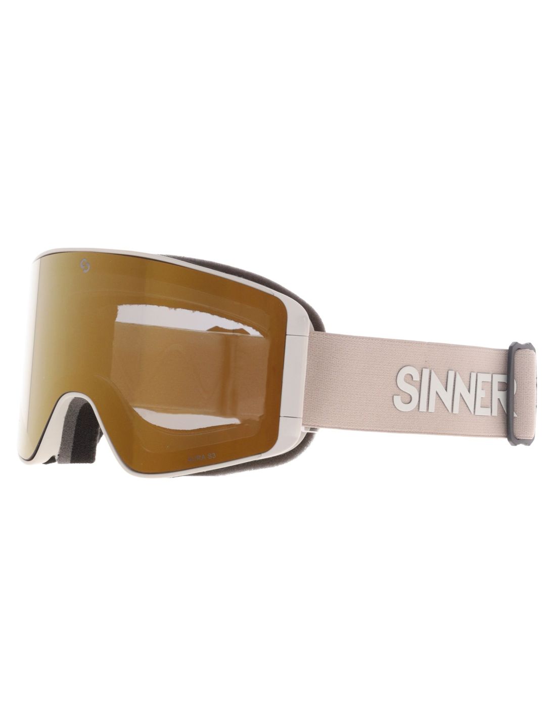 Sinner, Aura gafas de esquí lente extra unisex Matt Light Beige beige 